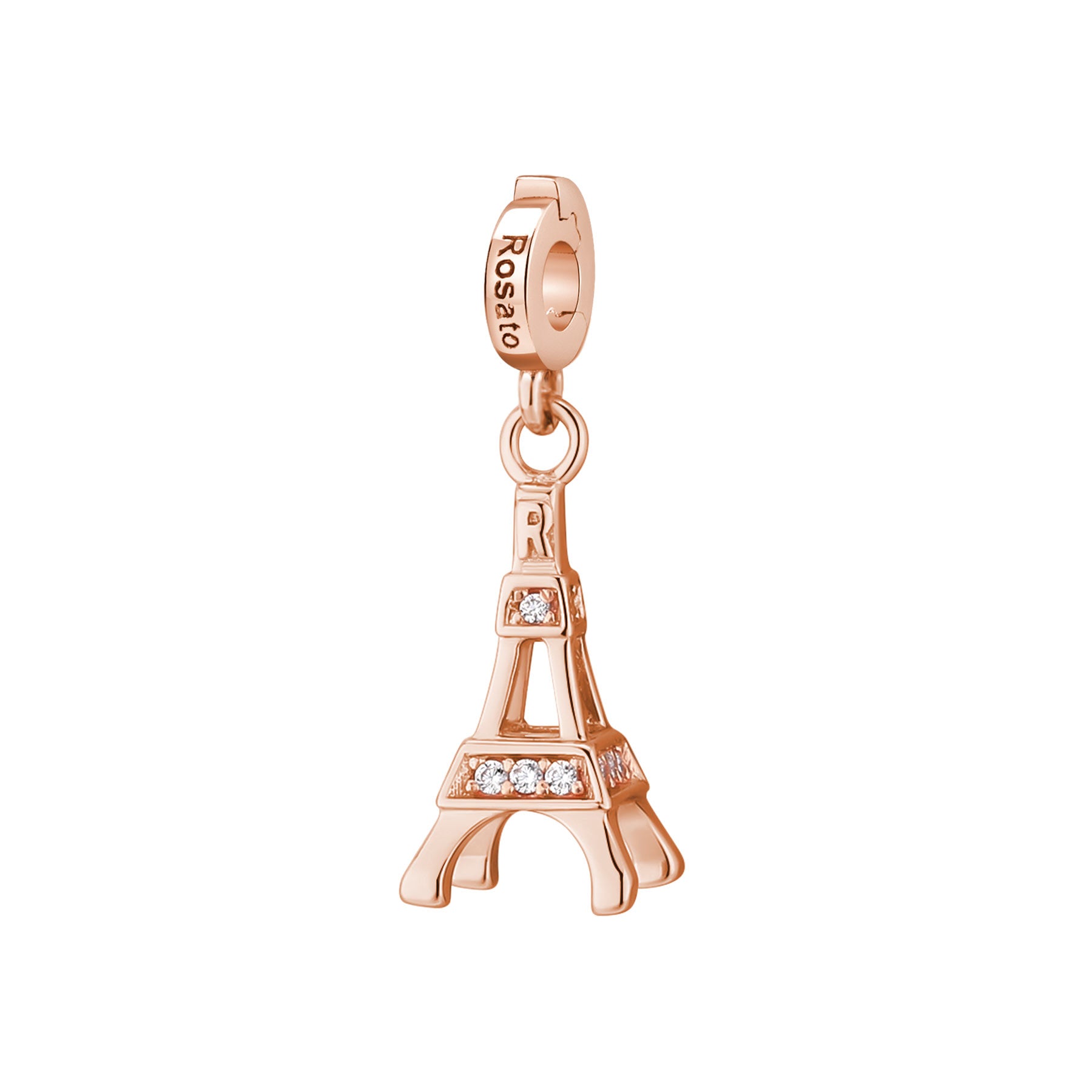 Monkimau Orecchini A Bottone Torre Eiffel | Argento 925 | Ipoallergenici E Senza Nichel | Idea Regalo