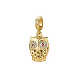 Rosato Charm Gufetto storie - STORIE - ottone