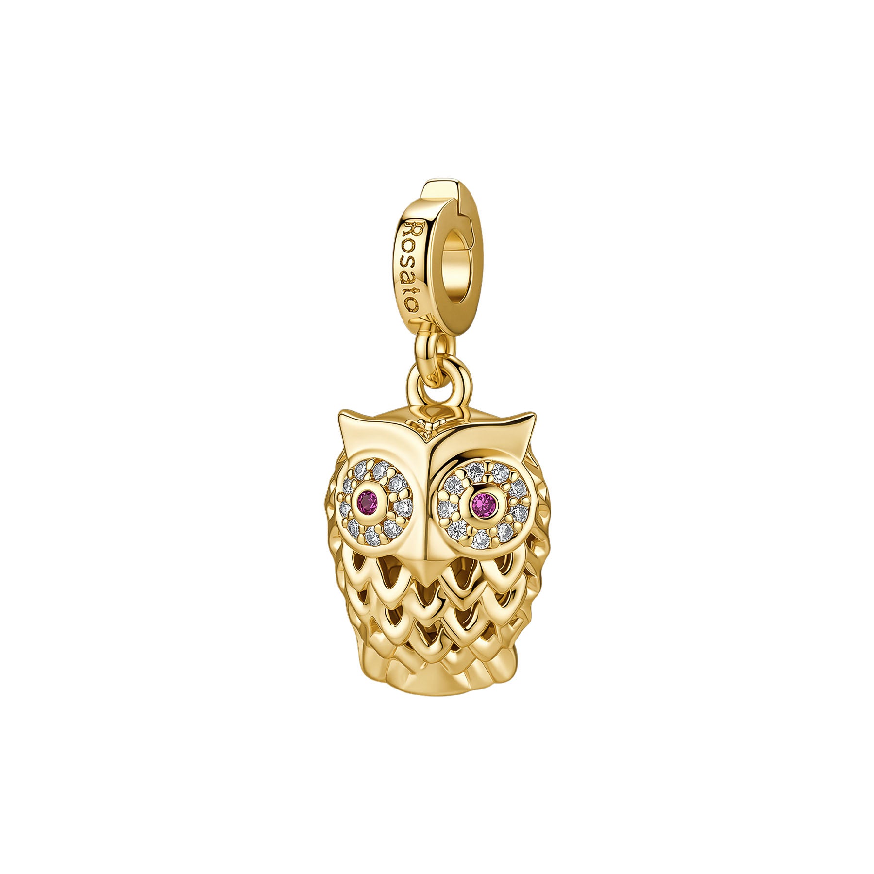 Rosato Charm Gufetto storie - STORIE - ottone