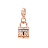 Rosato Charm Lucchetto storie - STORIE - argento