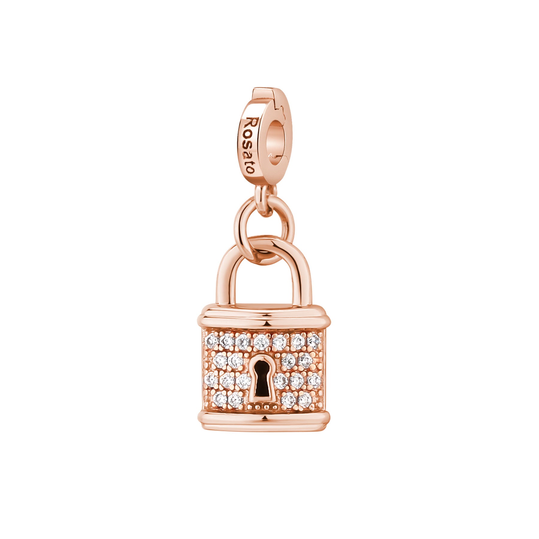 Rosato Charm Lucchetto storie - STORIE - argento