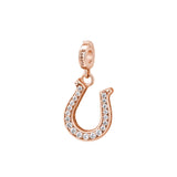 Rosato Charm Ferro di cavallo storie - STORIE - argento