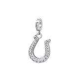 Rosato Charm Ferro di cavallo storie - STORIE - argento