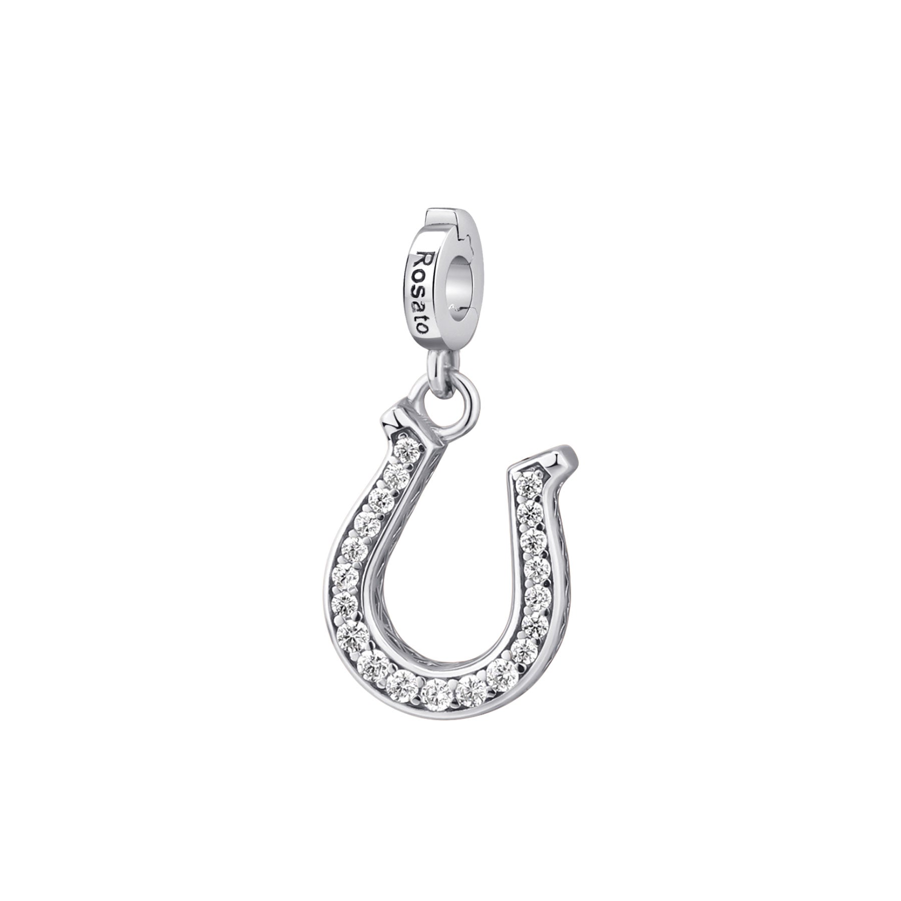 Rosato Charm Ferro di cavallo storie - STORIE - argento