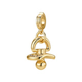 Rosato Charm Ciuccio storie - STORIE - ottone