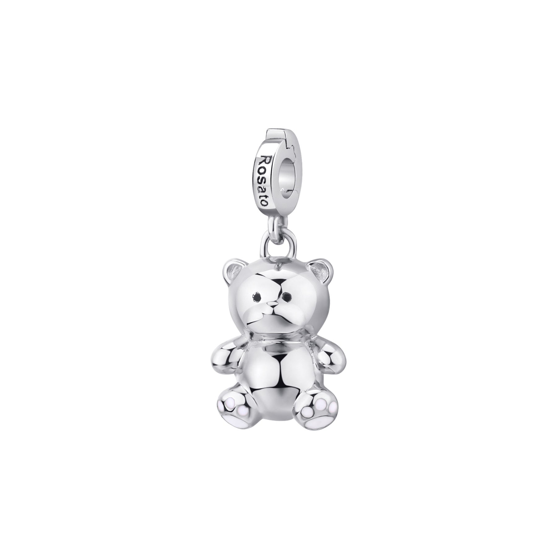 Rosato Charm Orsacchiotto storie - STORIE - argento