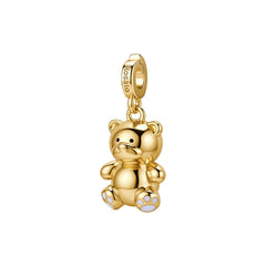 Rosato Charm Orsacchiotto storie - STORIE - ottone