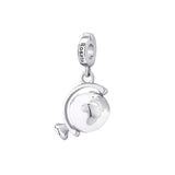 Rosato Charm Mappamondo storie - STORIE - argento