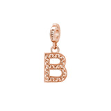 Rosato Charm Lettera B storie - STORIE - argento