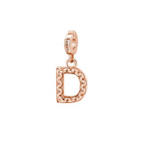Rosato Charm Lettera D storie - STORIE - argento