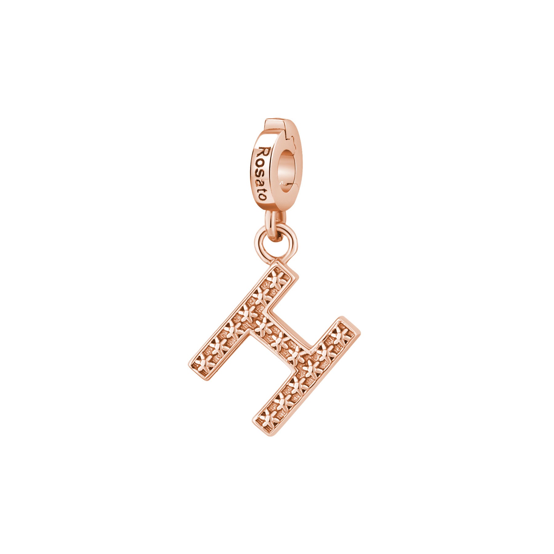 Rosato Charm Lettera H storie - STORIE - argento