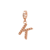 Rosato Charm Lettera K storie - STORIE - argento