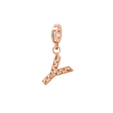 Rosato Charm Lettera Y storie - STORIE - argento