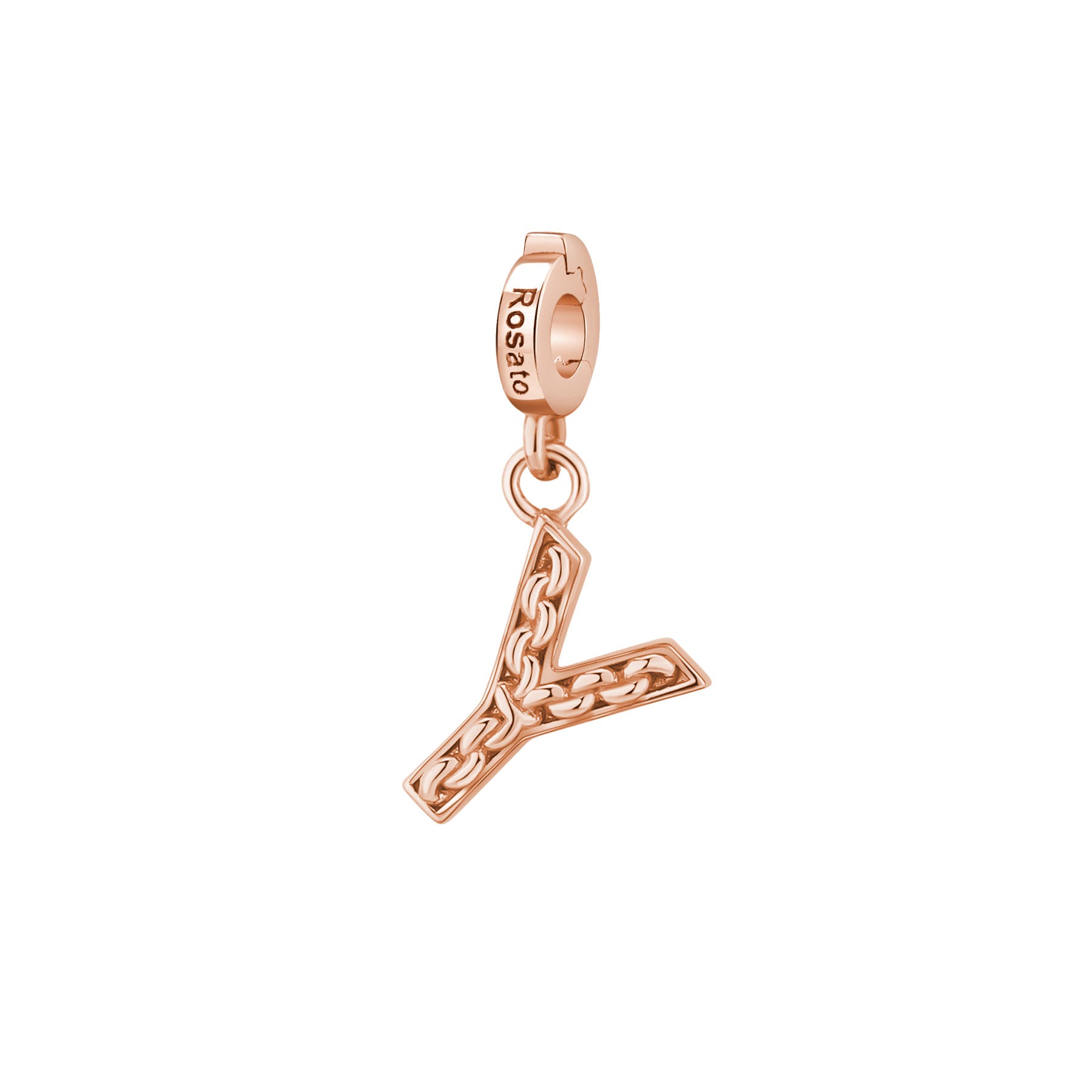 Rosato Charm Lettera Y storie - STORIE - argento