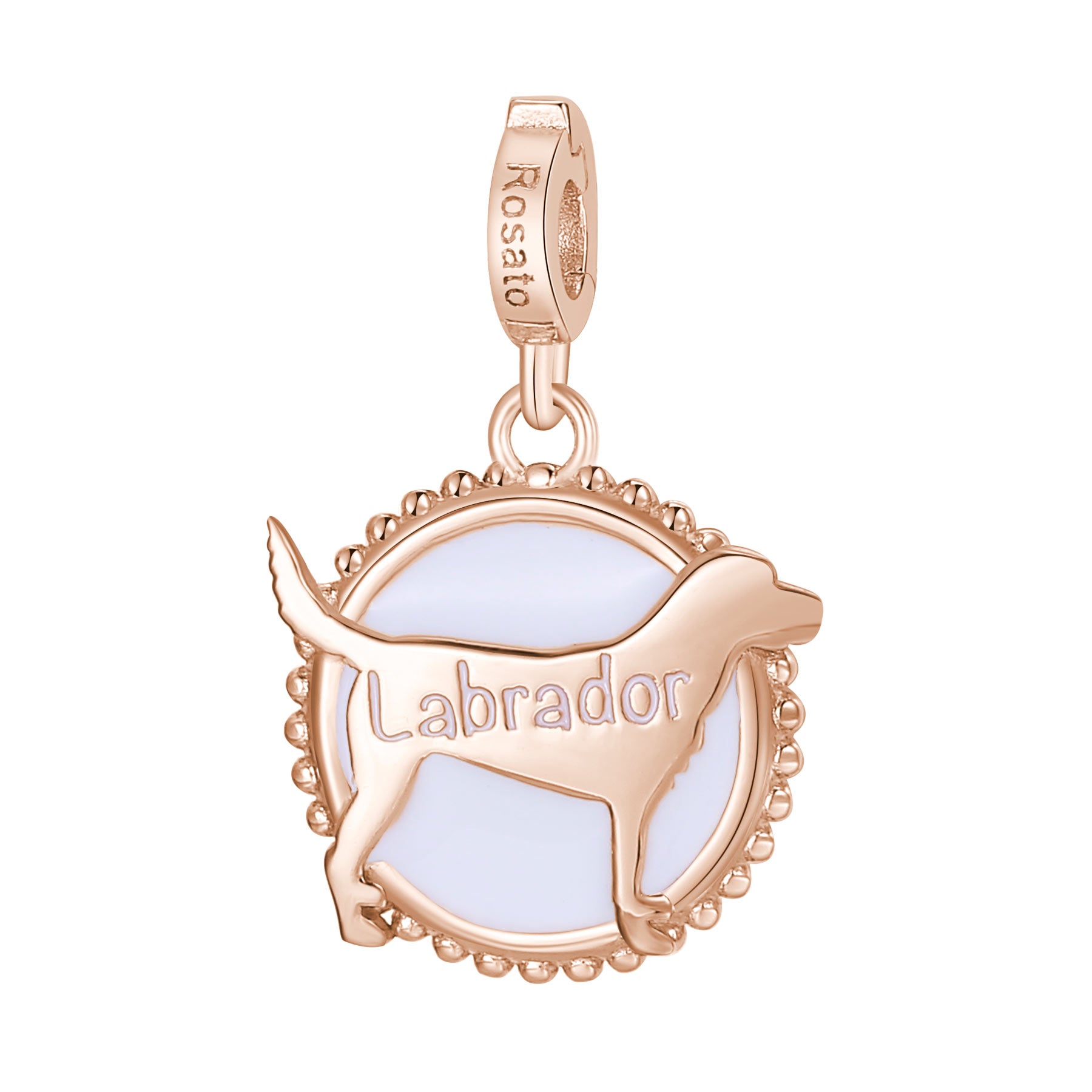 Rosato Charm Labrador storie - STORIE - argento
