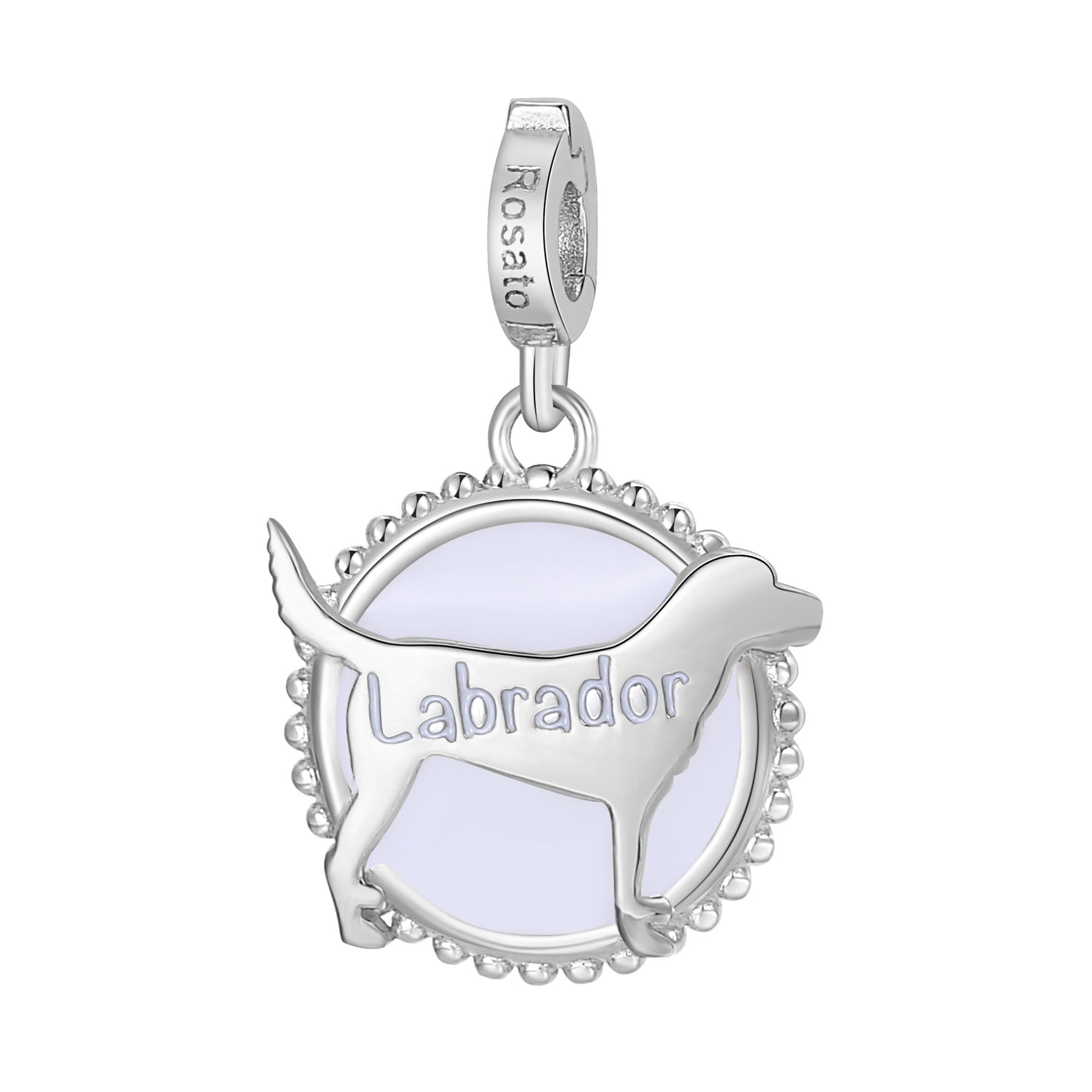 Rosato Charm Labrador storie - STORIE - argento