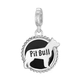 Rosato Charm Pit bull storie - STORIE - argento