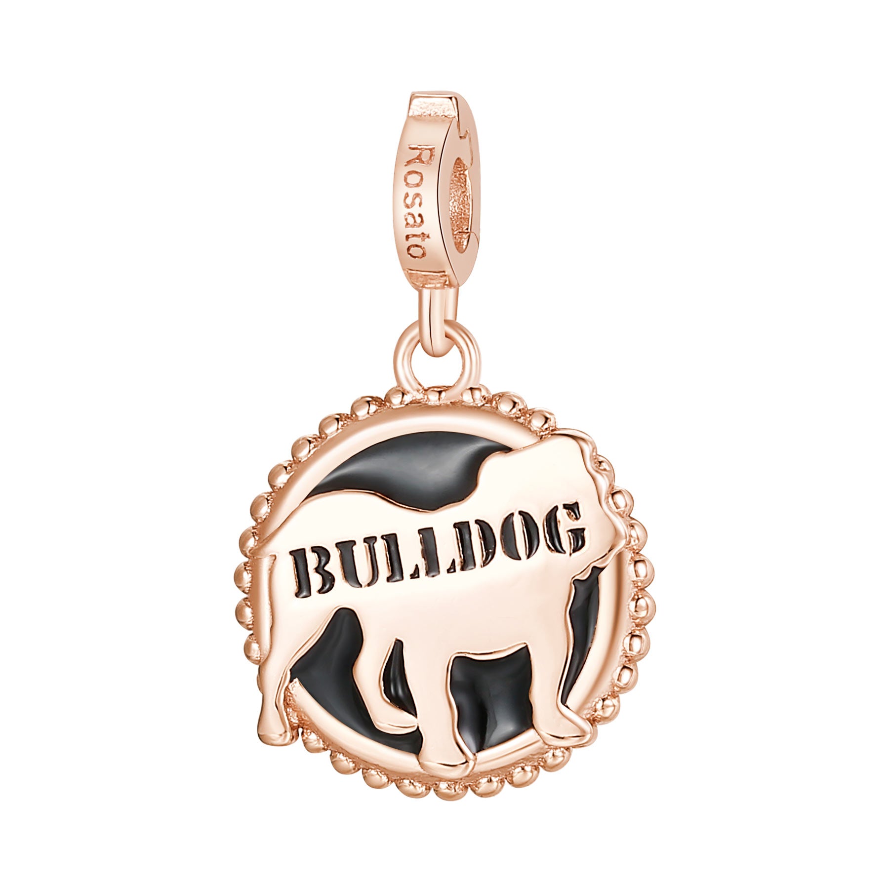 Rosato Charm Bulldog storie - STORIE - argento