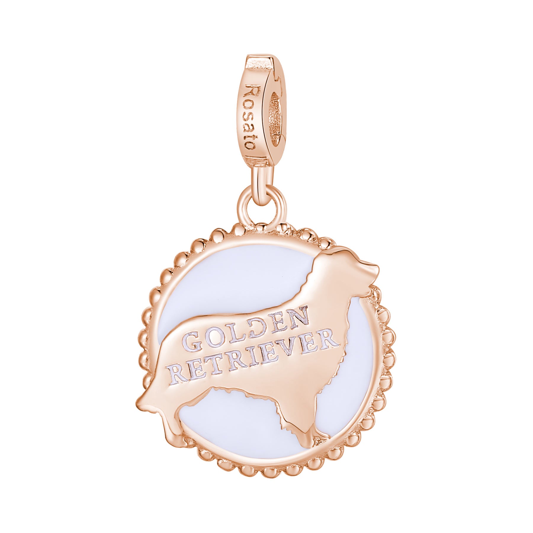 Rosato Charm Golden retriver storie - STORIE - argento