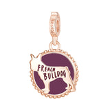 Rosato Charm Bulldog francese storie - STORIE - argento