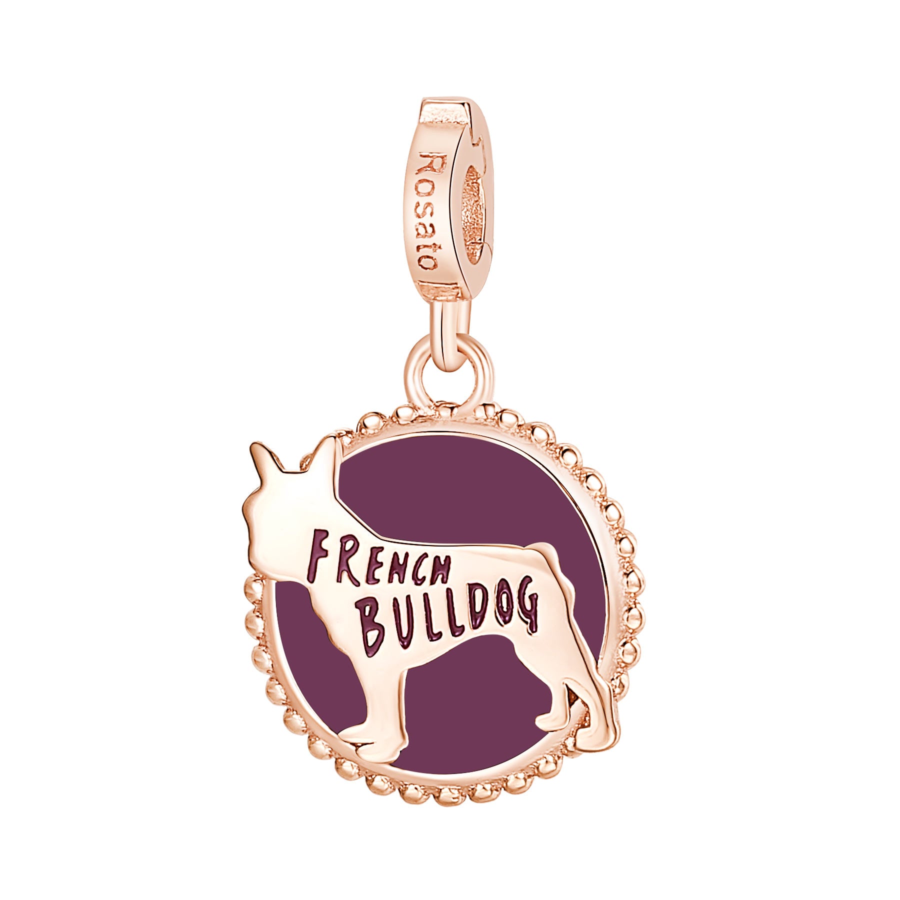 Rosato Charm Bulldog francese storie - STORIE - argento