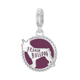 Rosato Charm Bulldog francese storie - STORIE - argento