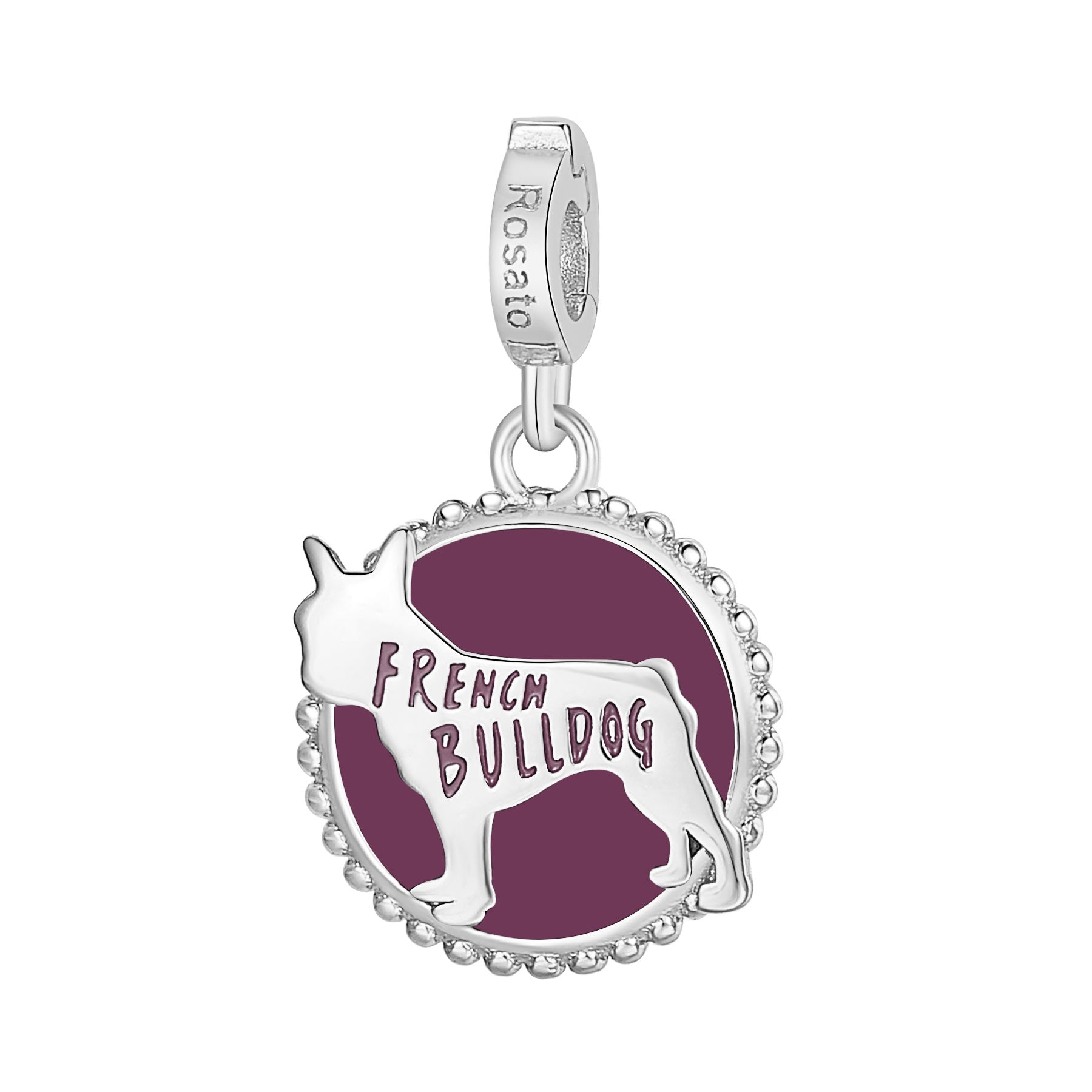 Rosato Charm Bulldog francese storie - STORIE - argento