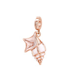 Rosato Charm Conchiglia storie - STORIE - argento