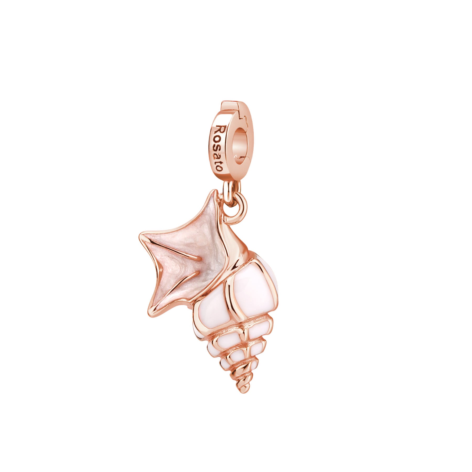 Rosato Charm Conchiglia storie - STORIE - argento