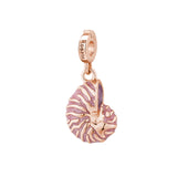 Rosato Charm Conchiglia storie - STORIE - argento