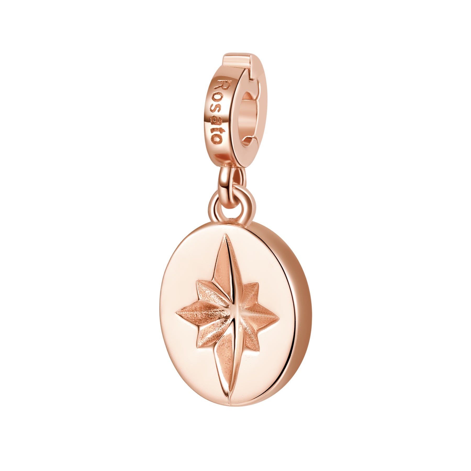 Rosato Charm Medaglietta Stella storie - STORIE - argento