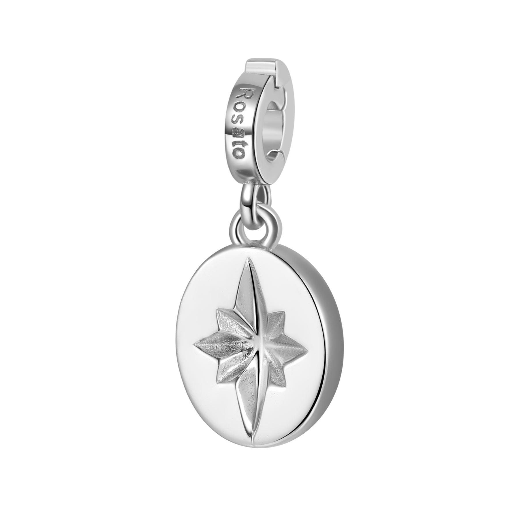 Rosato Charm Medaglietta Stella storie - STORIE - argento