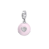 Rosato Charm campanellino storie - STORIE - argento