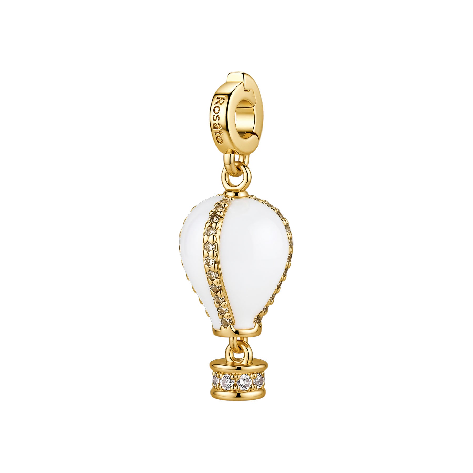 Rosato Charm mongolfiera storie - STORIE - ottone