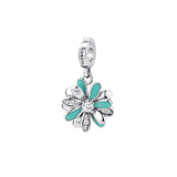 Rosato Charm fiore storie - STORIE - argento