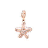 Rosato charm stella marina storie - STORIE - argento