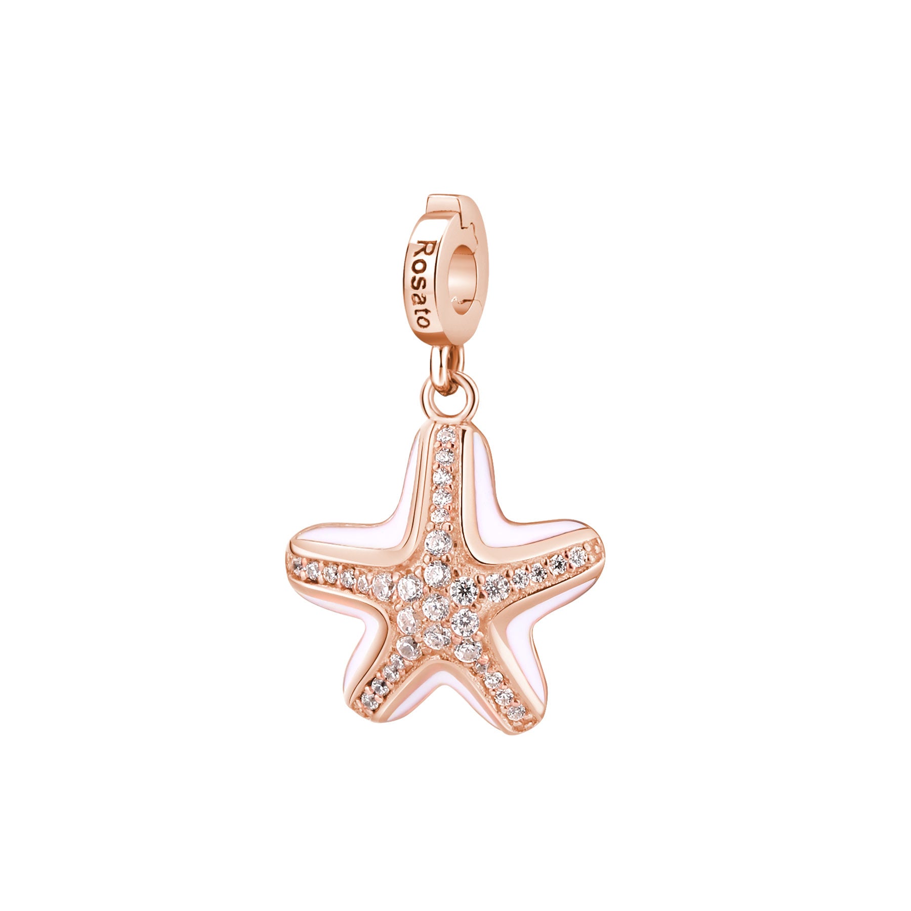 Rosato charm stella marina storie - STORIE - argento