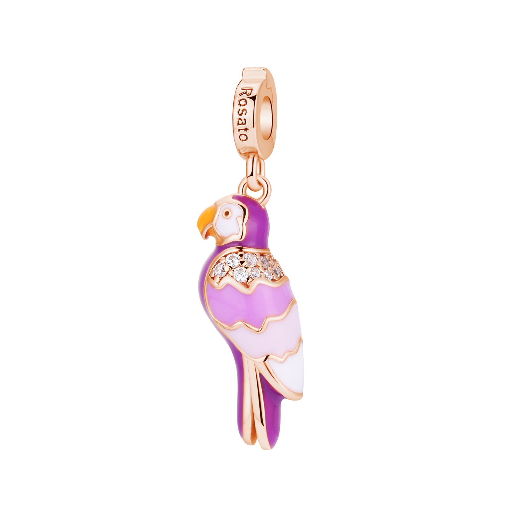 Rosato Charm Pappagallo storie - STORIE - argento