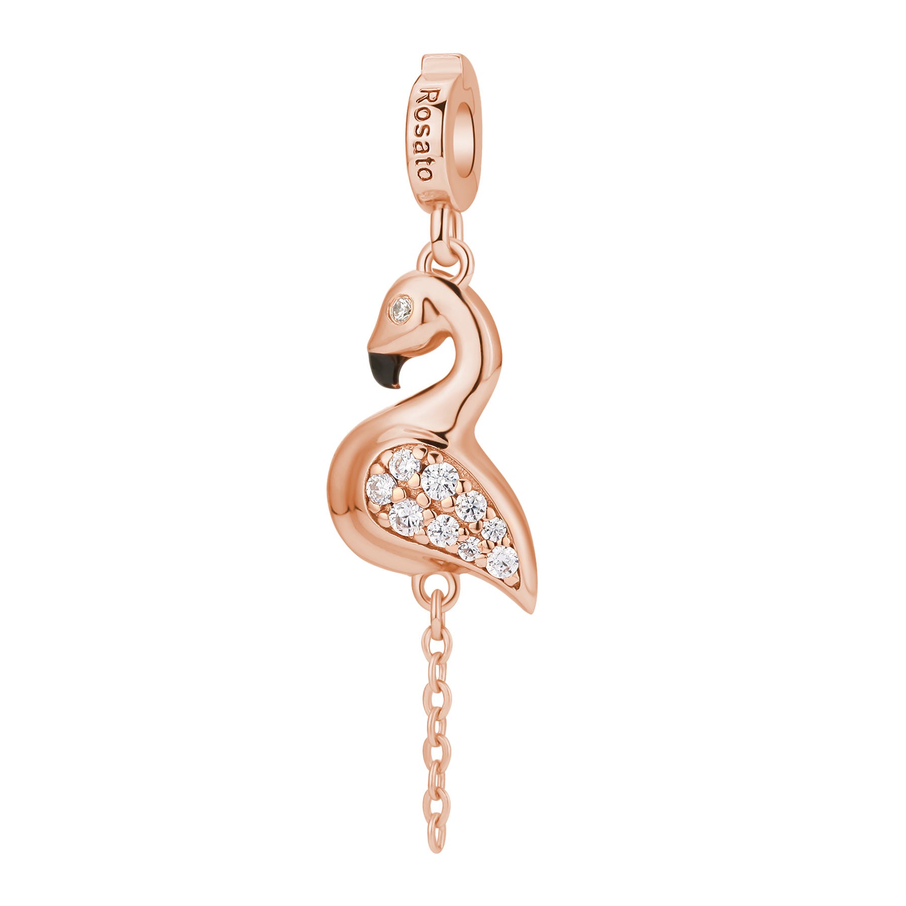 Rosato Charm Fenicottero storie - STORIE - argento