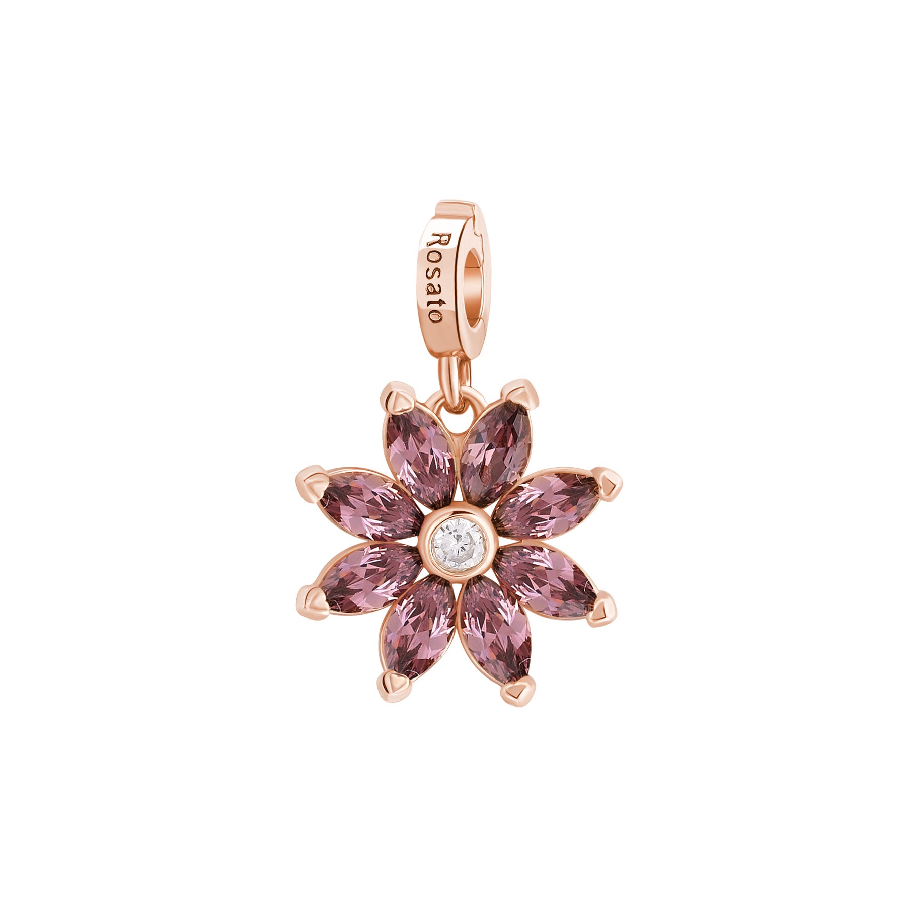 Rosato Charm Fiore storie - STORIE - argento