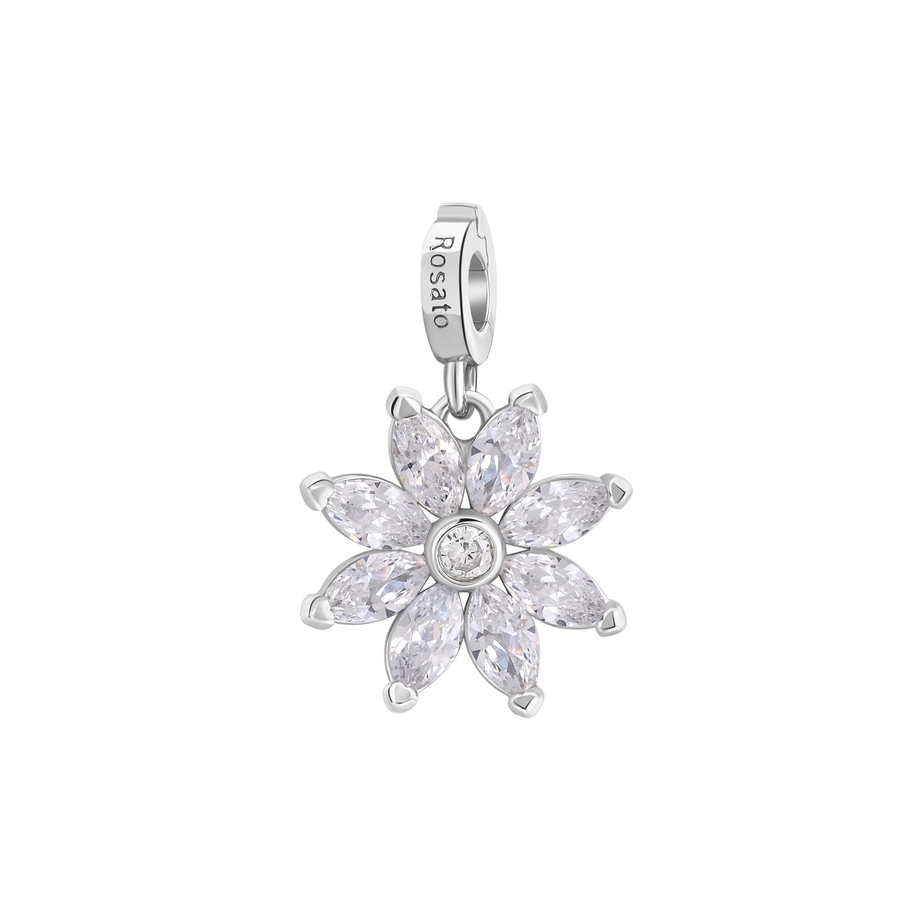 Rosato Charm Fiore storie - STORIE - argento
