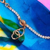 Rosato Charm Cuori intrecciati storie - Vista 2