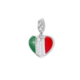 Rosato Charm Cuore storie - STORIE - argento