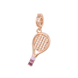Rosato Charm racchetta da tennis storie - STORIE - argento