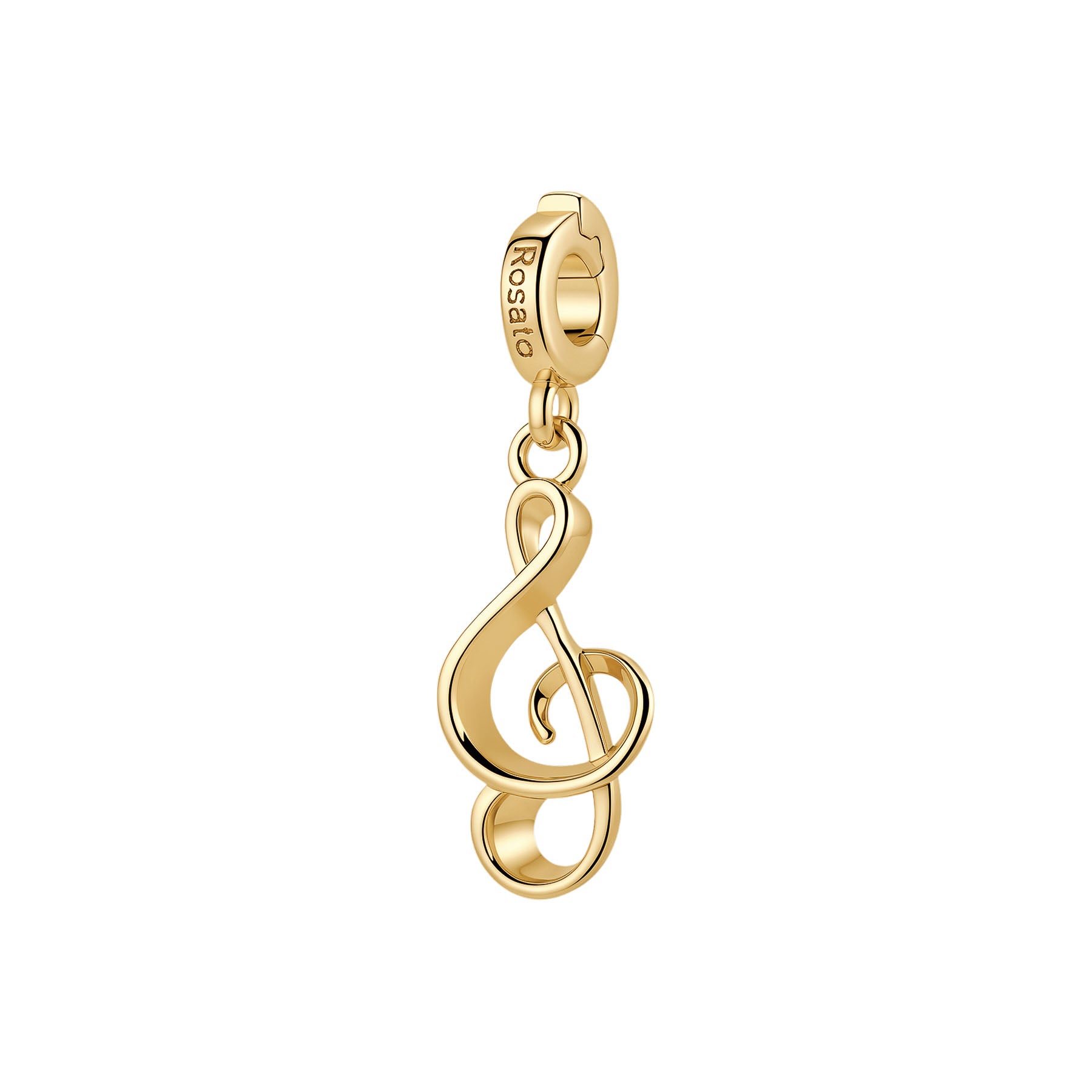 Rosato Charm Chiave di violino storie - STORIE - ottone