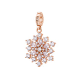 Rosato Charm Fiocco di neve storie - STORIE - argento