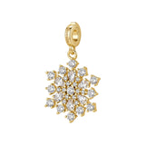Rosato Charm Fiocco di neve storie - STORIE - ottone
