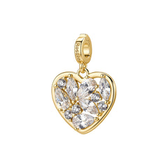 Rosato Charm Cuore storie - STORIE - ottone