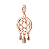 Rosato Charm Acchiappasogni storie - STORIE - argento