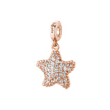 Rosato Charm Stella marina storie - STORIE - argento